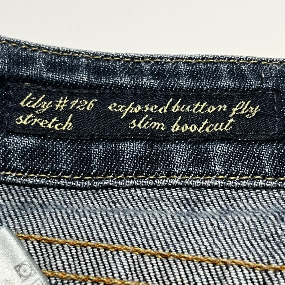 Citizens of Humanity Lily 126‎ Womens 30 Blue Denim Slim Bootcut Jean Y2K *FLAW
